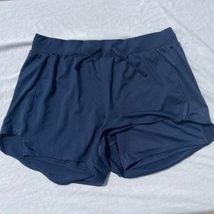 Avia Active Shorts with Built-in Liner, blue, size M